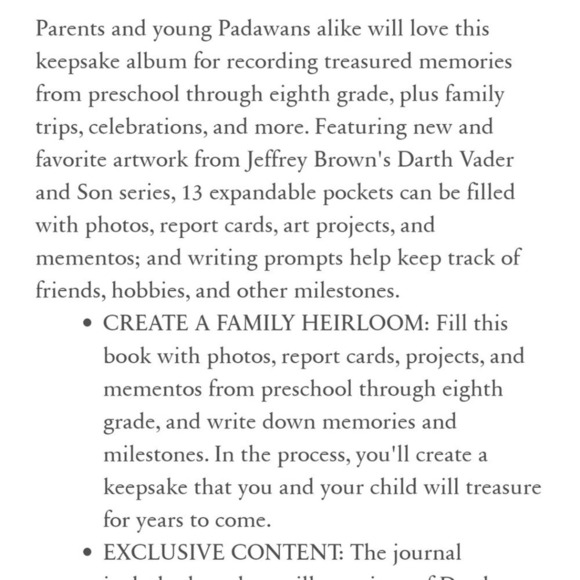 🛑 2 / $40 Sale! STAR WARS DARTH VADER & Family keepsake jo… - Picture 2 of 8